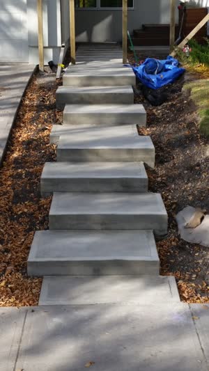 Custom Concrete Stairs Calgary